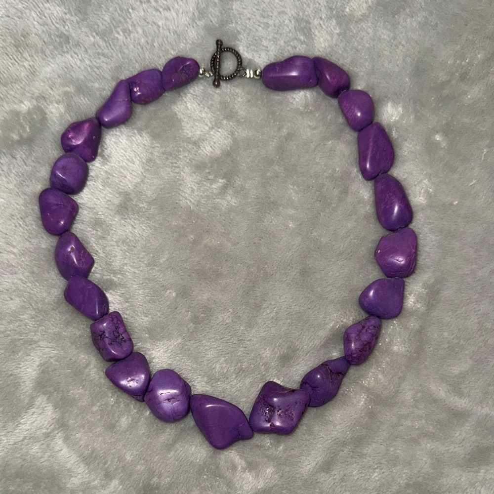 Purple Stone Necklace
